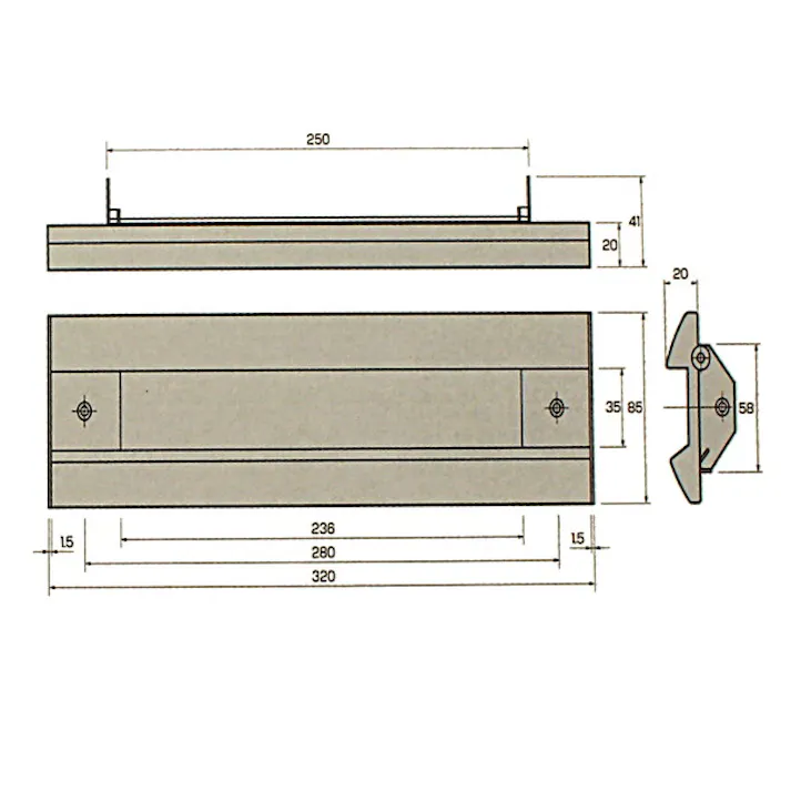 アイワ金属 兼用ポスト受け口 ヘアーライン JANコード:4960983943687【別送品】