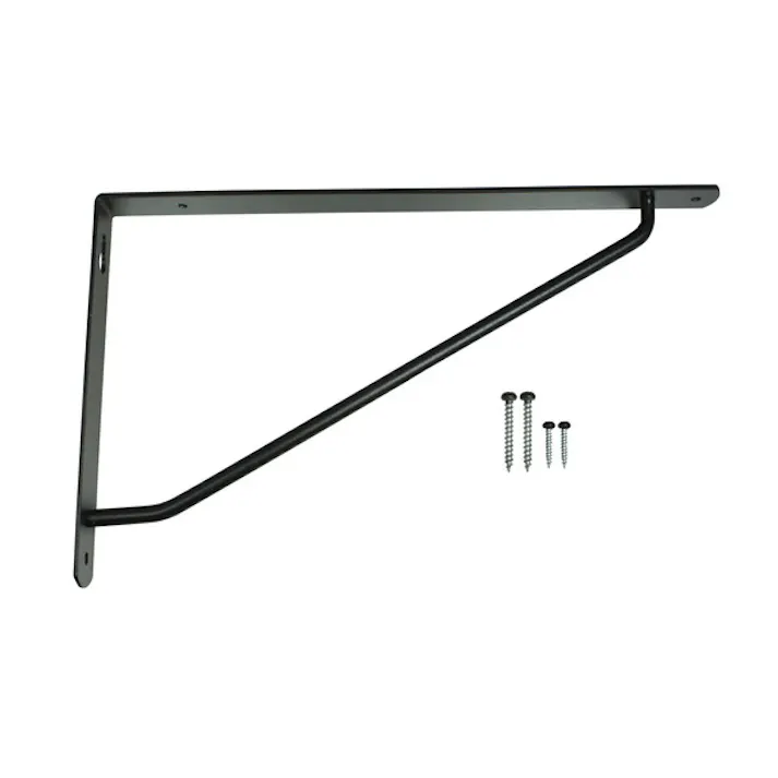 KGY カラーアーム棚受 270×135 艶消し黒 JANコード:4963784123609【別送品】