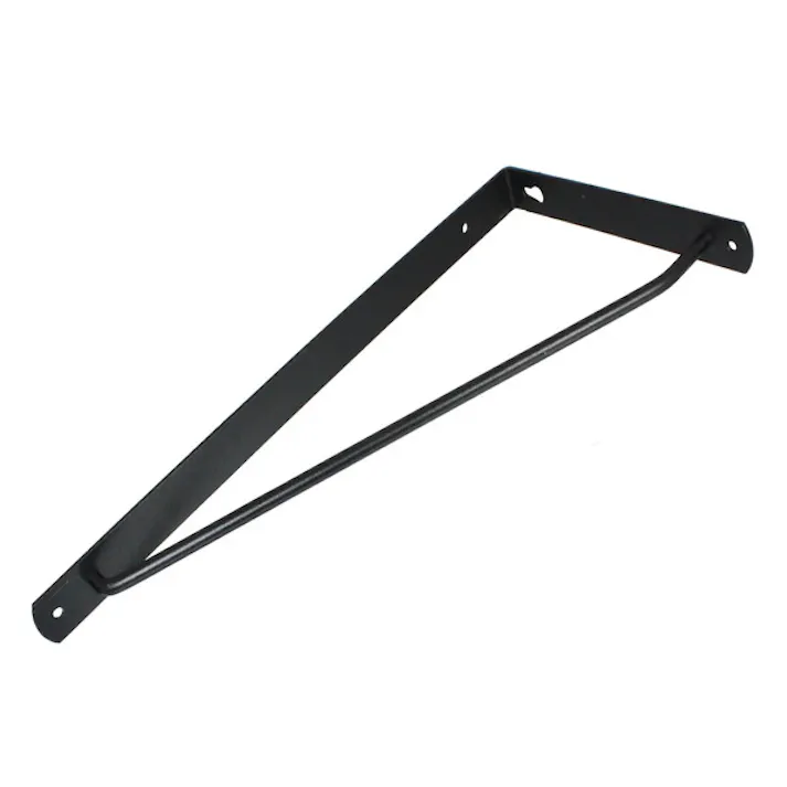 KGY カラーアーム棚受 300×150 艶消し黒 JANコード:4963784123708【別送品】