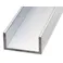 泰豊トレーディング アルミ不等辺チャンネル 1.0×25×7.5×1000mm 4940372001112 (CDC)【別送品】