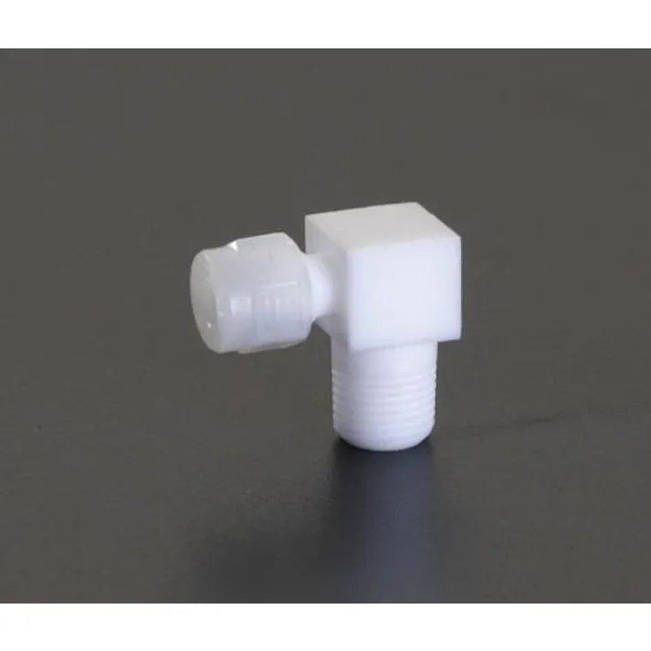 フロウエル(Flowell) 10mmxR 1/4" エルボ(雄ねじ/フッ素樹脂製) 空気・水その他配管継手EA425HB-102 4548745321487(CDC)【別送品】
