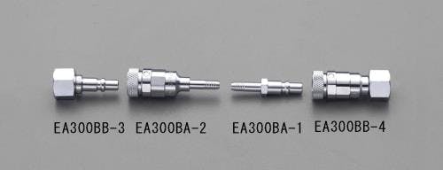 酸素用カプラー(Qジョイント) 5mm EA300BA-2 4518340011298【別送品】