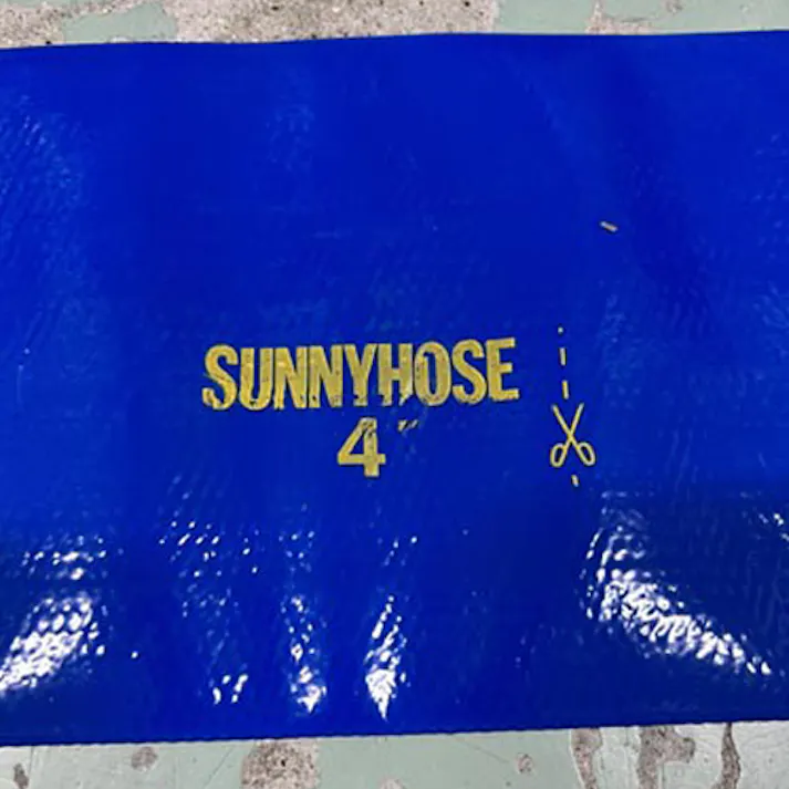 水中ポンプ用ホース 100mmx50m EA345GJ-50A 4550061116821【別送品】