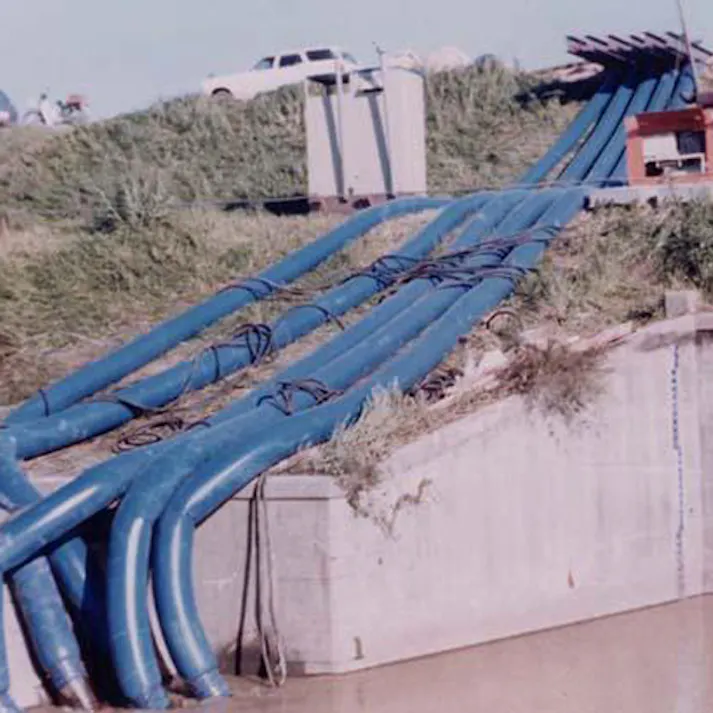 水中ポンプ用ホース 50mmx10m EA345GG-10A 4550061116586【別送品】