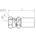 ESCO 12.7mmx0.6m/ 7.0MPa 高圧ホース/油圧用金具付 ジャッキEA125TA-6C 4548745314069(CDC)【別送品】