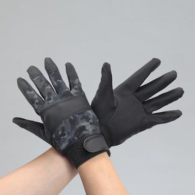 ESCO [M] 手袋(ポリウレタン/タッチスクリーン対応) 手袋･腕カバーEA353C-71 4550061581049(CDC)【別送品】