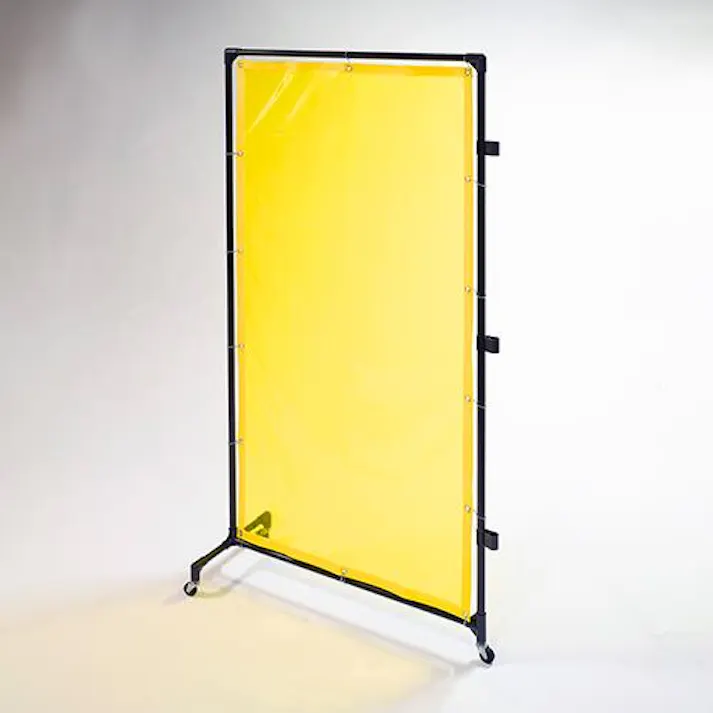 ESCO 1000x2150mm 溶接作業フェンスセット(黄色) 溶接作業用フェンスEA334BH-20Y 4548745837612(CDC)【別送品】