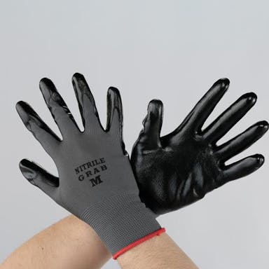 勝星産業 [LL] 耐油手袋(ニトリルゴムコーティング/5双) 手袋･腕カバーEA354AC-68 4550061886694(CDC)【別送品】
