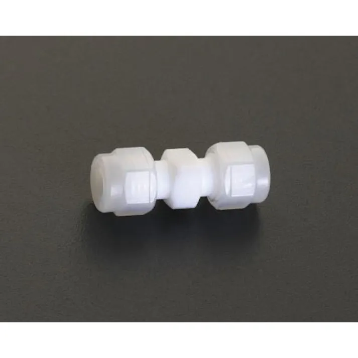 フロウエル(Flowell) 4mm ユニオン(フッ素樹脂製) 空気・水その他配管継手EA425HC-4 4548745321531(CDC)【別送品】