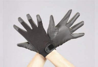 ESCO [LL] 手袋(ポリウレタン･黒) 手袋･腕カバーEA353BB-43 4548745624595(CDC)【別送品】