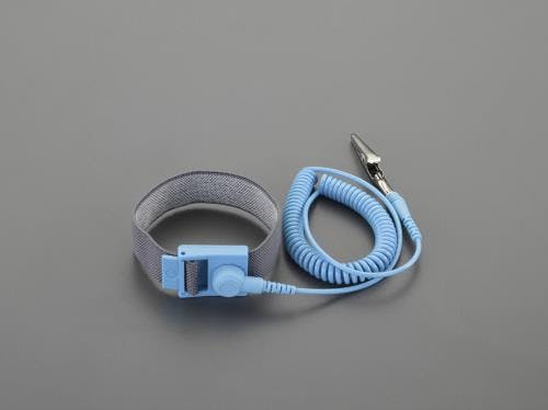カスタム(CUSTOM) 静電気除去リストストラップ(コード付) 1.8m EA321A-31 4548745288278【別送品】