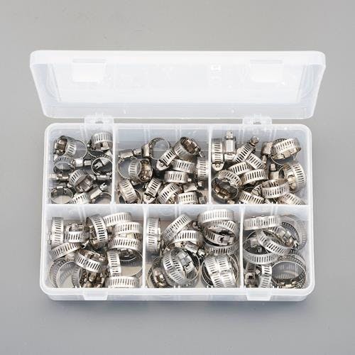 ホースクランプセット 6-27mm EA463AS-100 4550061570326【別送品】