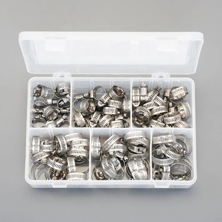 ホースクランプセット 6-27mm EA463AS-100 4550061570326【別送品】