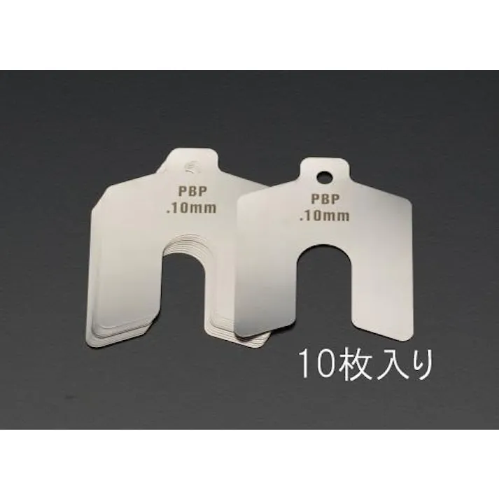 ESCO 0.50mm / 50x 50mm スロッテッドシム(ステンレス/10枚) パッキン・オーリング・シムEA440EK-7 4518340501294(CDC)【別送品】
