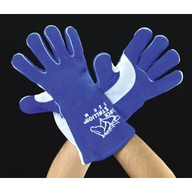ESCO [L] 手袋(熔接用･牛革) 溶接作業用保護具EA353AT-32 4518340828964(CDC)【別送品】