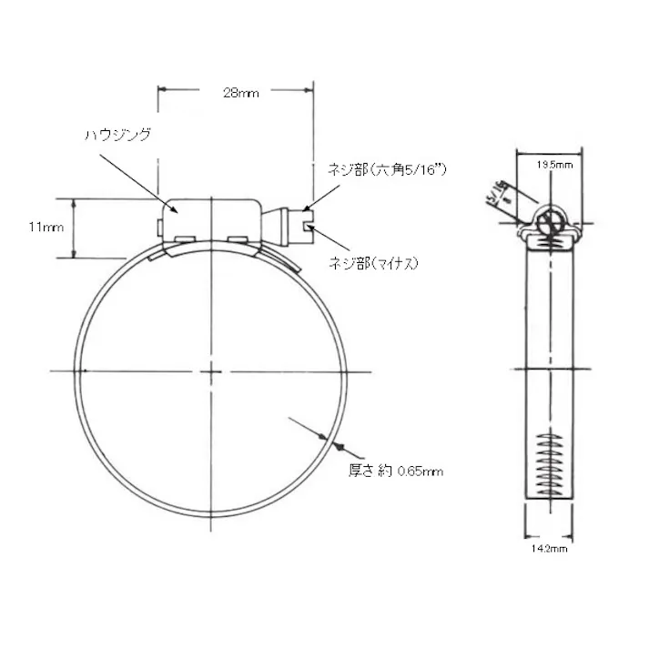 マリンガードクランプ(302SS/10個) 91-114mm EA463CC-114 4518340713222【別送品】