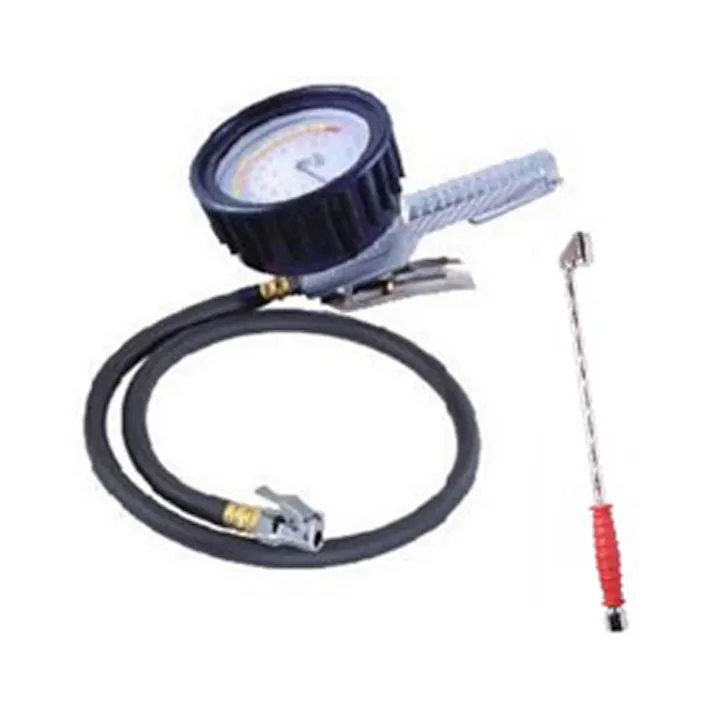 タイヤゲージ&チャック(ロングホース) 0-1500kPa EA123CT-5 4550061452172【別送品】