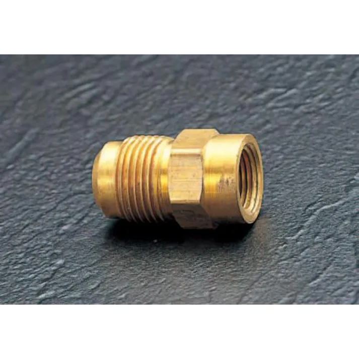 ESCO NPT3/4"x F5/8" ハーフユニオン(NPT-Flare) 冷凍機・空調機工事用部材EA443M-65 4518340138216(CDC)【別送品】