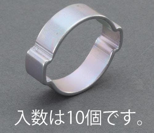 ホースクランプ(ツーイヤー型/10個) 20-23mm EA463AE-23 4518340649156【別送品】