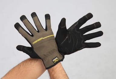 ESCO [L] 合成皮革手袋 手袋･腕カバーEA353GC-37 4550061146408(CDC)【別送品】