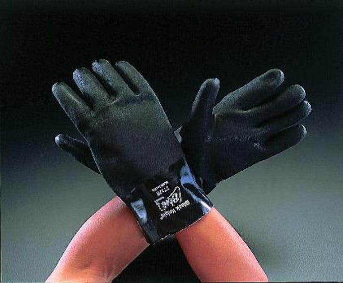 ESCO [L/350mm] 手袋･耐油･耐薬品(PVC) 手袋･腕カバーEA354BW-10A 4518340980617(CDC)【別送品】