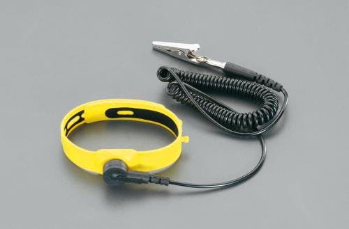 カスタム(CUSTOM) 静電気除去リストストラップ(コード付) 1.8m EA321A-3 4518340689985【別送品】