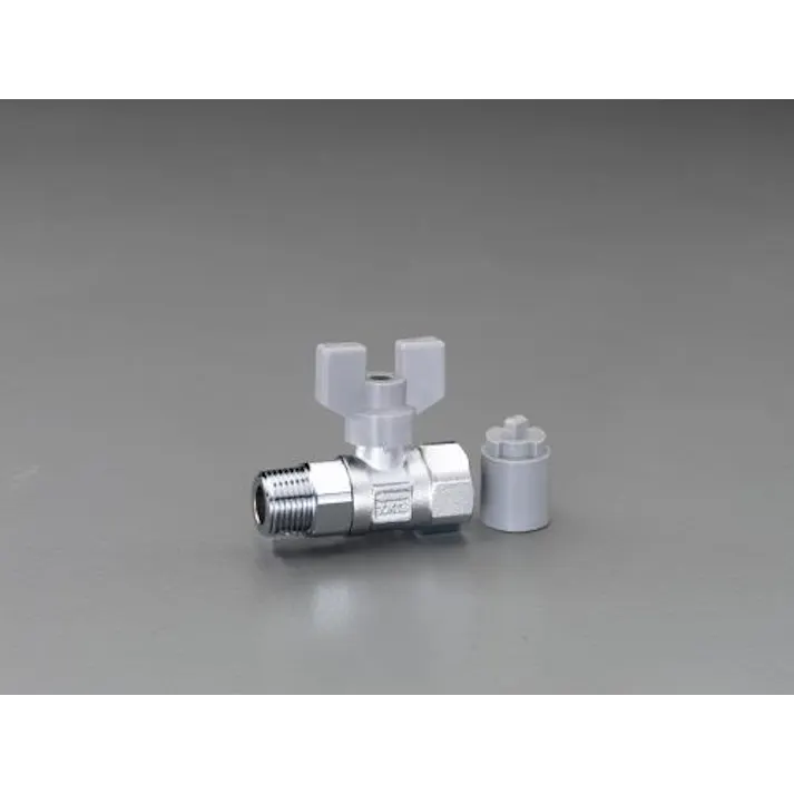 カクダイ Rc1/2"xR 1/2" ボールバルブ フレキパイプ継手、バルブEA425AC-313 4548745957389(CDC)【別送品】