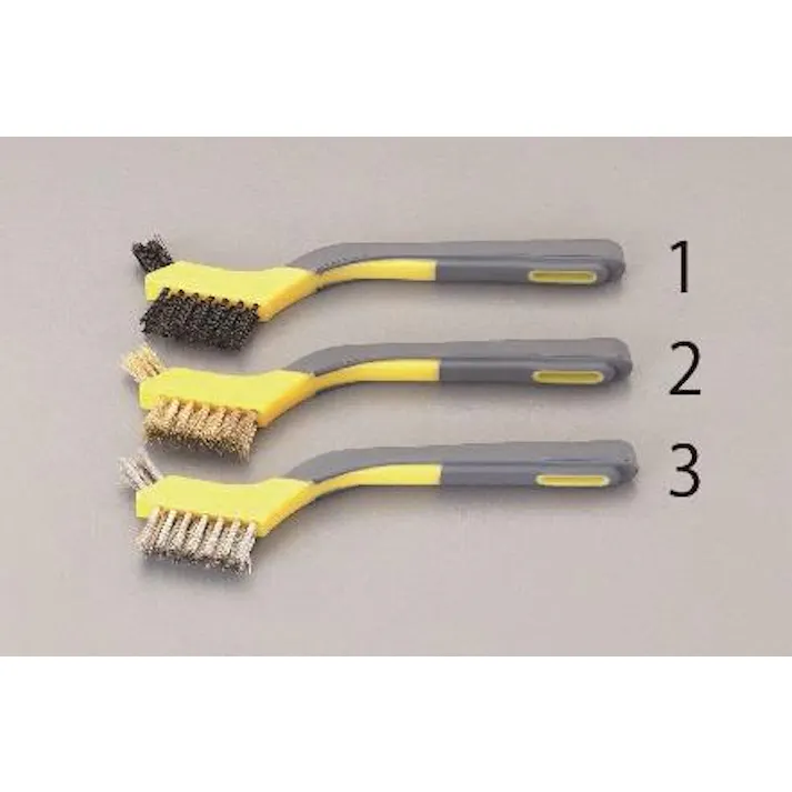 ESCO 170mm ミニブラシ(真鍮/3本) ワイヤーブラシEA109EF-2 4550061304587(CDC)【別送品】