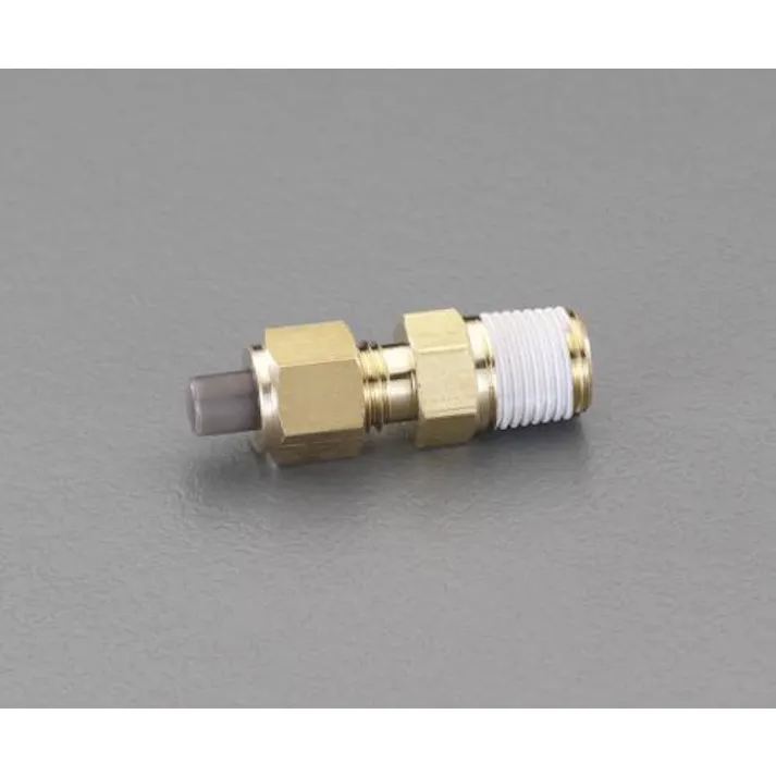 ESCO R 1/4"x10mm ユニオン(ハーフ/黄銅製) 空気・水その他配管継手EA425LA-102 4548745322583(CDC)【別送品】