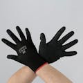 勝星産業 [L] 手袋(ポリエステル･天然ゴムコート/黒/5双) 手袋･腕カバーEA354AC-93 4550061886724(CDC)【別送品】