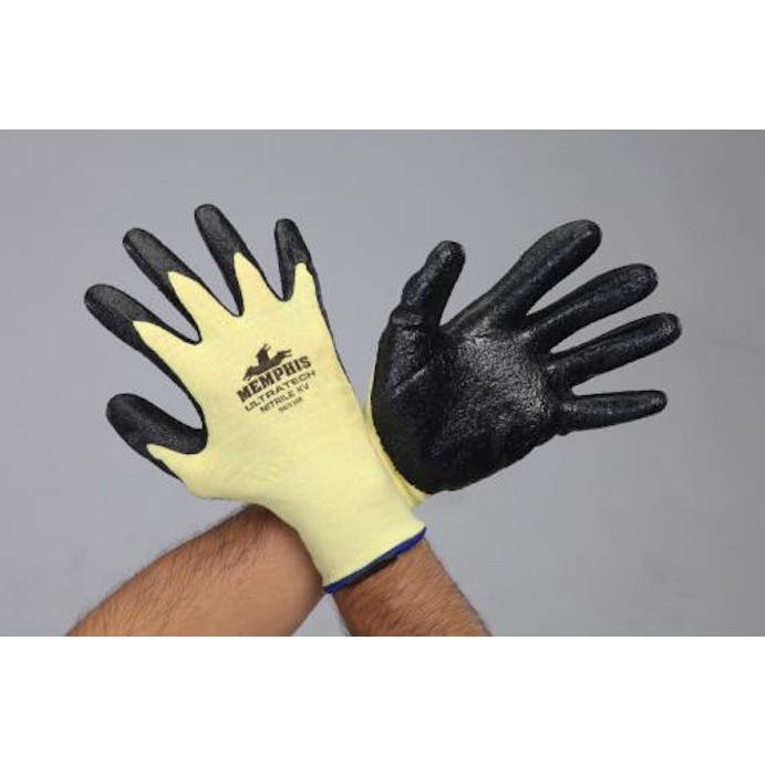 ESCO [LL] 手袋(ニトリルゴムコーティング/ケブラー) 手袋･腕カバーEA354E-64 4550061225790(CDC)【別送品】
