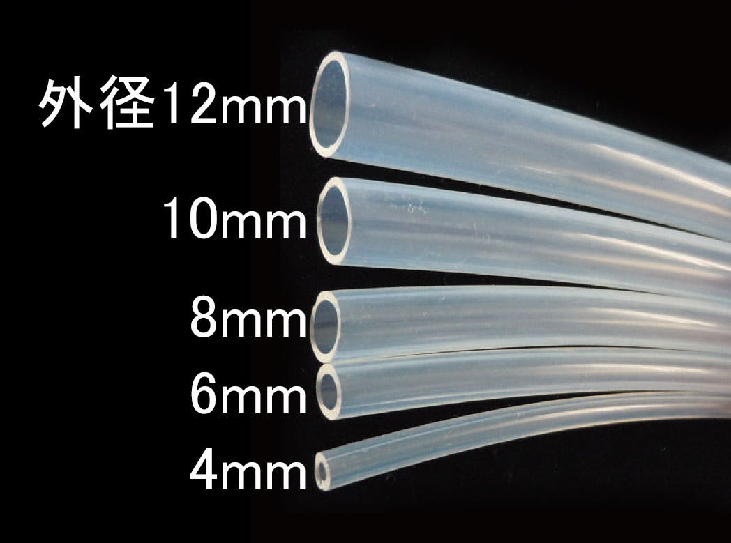 ESCO 10/ 12mmx10m フッ素樹脂チューブ(PFA) 空気・水その他配管継手