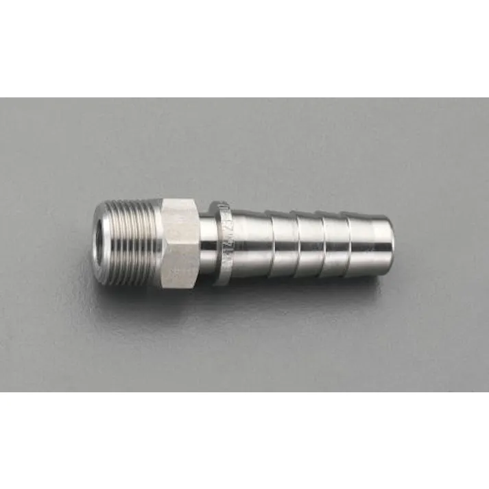 ESCO R 1" x25mm 雄ねじステム(スチーム用/ステンレス製) カップリングEA141BS-88 4548745728712(CDC)【別送品】