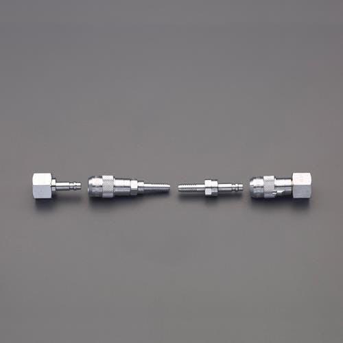 溶接器用カプラーセット(チヨコック/酸素用) 5mm EA300BC-21 4550061876497【別送品】