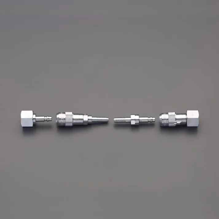 溶接器用カプラーセット(チヨコック/酸素用) 5mm EA300BC-21 4550061876497【別送品】