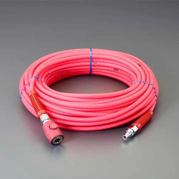 6.5/10.0mmx10m エアーホース(カプラー付/PVC) EA125CF-10 4550061716694 (CDC)【別送品】