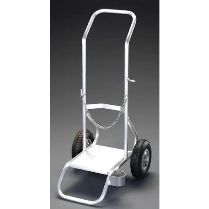 新富士バーナー 420x450x970mm/28kg プロパンボンベ用台車 銅配管溶接器、ブロートーチ、ロウ材EA330FA-10 4548745316780(CDC)【別送品】