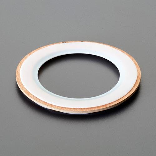 PTFE/包みガスケット(JIS5K) 10A/2.8mm EA351CS-10 4550061565650【別送品】