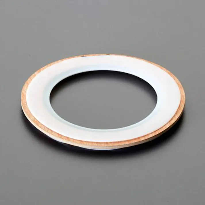 PTFE/包みガスケット(JIS5K) 10A/2.8mm EA351CS-10 4550061565650【別送品】