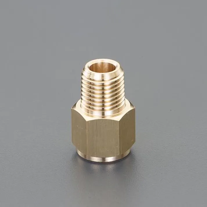 アソー(ASOH) R1/2"xG1/2" ねじ変換アダプター 空気・水その他配管継手EA141AY-253 4550061602775(CDC)【別送品】
