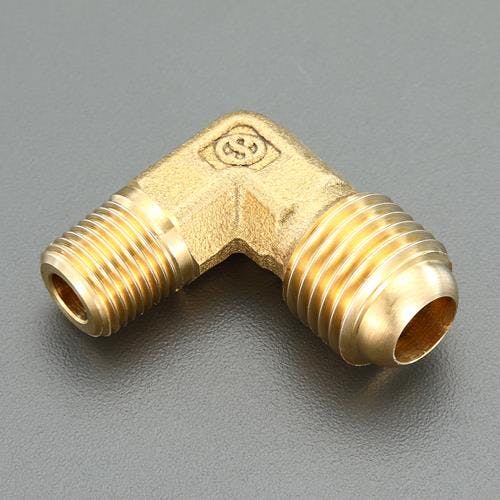 オンダ製作所 フレアーエルボ(φ8銅管接続用) G1/4”xR1/8” EA426AW-42 4550061518069【別送品】