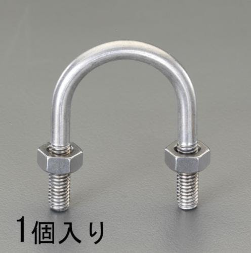 アカギ ステンレス鋼管用Uボルト 80A EA440BH-80 4548745324440【別送品】