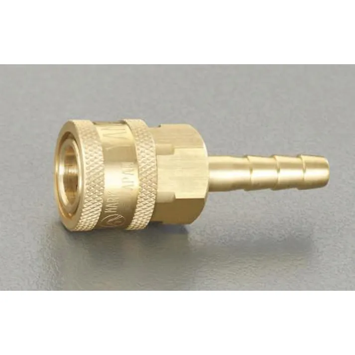 ESCO 34.5mm タケノコ型カップリング(中圧用/真鍮) エアーホース用カプラーEA140BH-10 4550061065402(CDC)【別送品】
