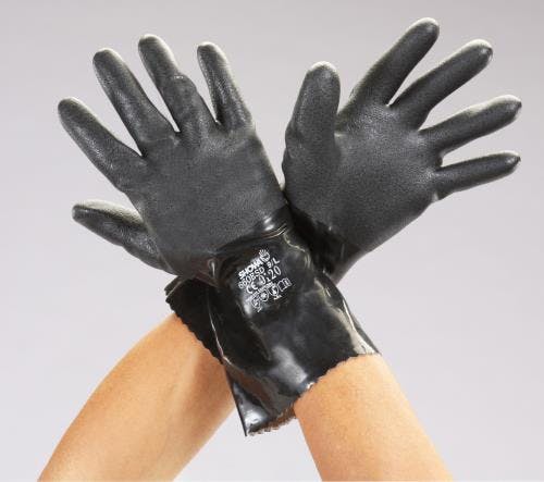 静電ゴム手袋 [L] EA354BM-21A 4550061095027【別送品】
