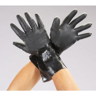ESCO [L] 静電ゴム手袋 手袋･腕カバーEA354BM-21A 4550061095027(CDC)【別送品】