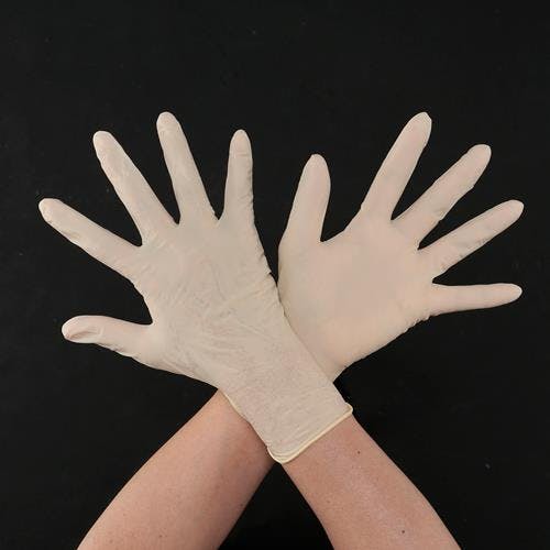 手袋(天然ゴム/100枚) [M/230mm] EA354BJ-42 4550061100349【別送品】