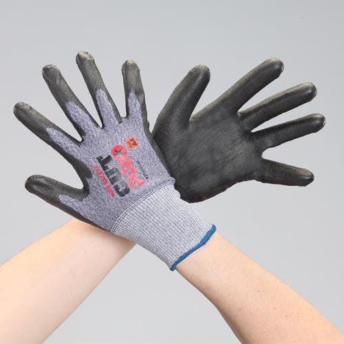 手袋(耐切創/PUコート/タッチスクリーン対応) [XL] EA354E-103 4550061743799【別送品】