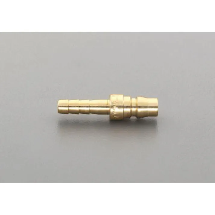 ESCO 11.0mm タケノコ型プラグ(20型/真鍮) エアーホース用カプラーEA140DA-213 4548745757392(CDC)【別送品】
