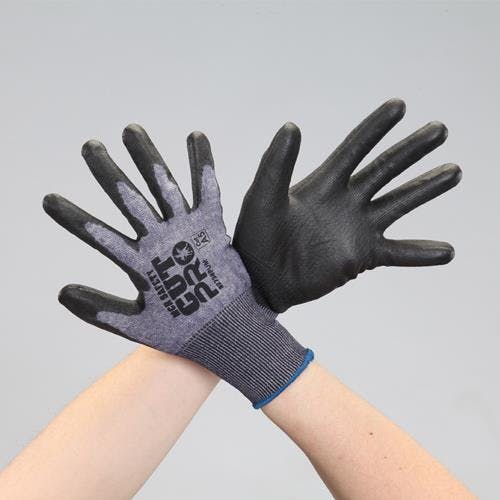 手袋(耐切創/PUコート/タッチスクリーン対応) [M] EA354E-96 4550061742921【別送品】