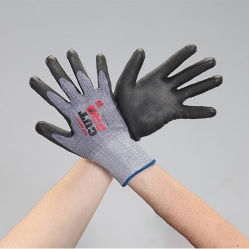 手袋(耐切創/PUコート/タッチスクリーン対応) [M] EA354E-111 4550061744574【別送品】